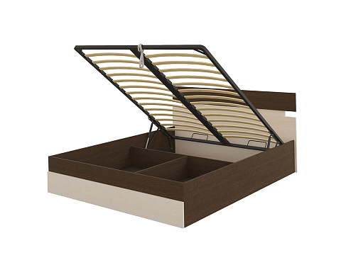 Кровать в стиле минимализм Milton с подъемным механизмом - Современная кровать с подъемным механизмом.