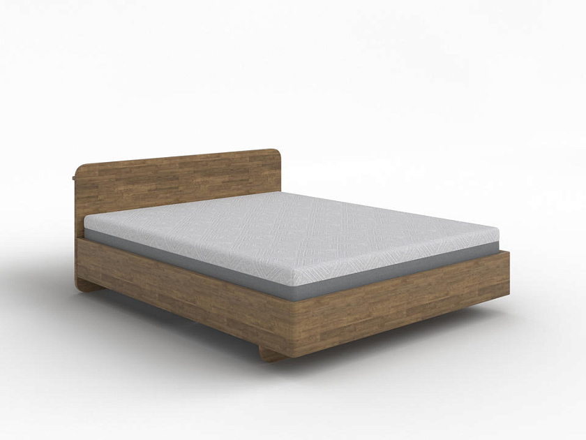 Кровать Minima с подъемным механизмом 160x200 Массив (береза) Масло-воск Антик - Кровать в стиле экоминимализма.